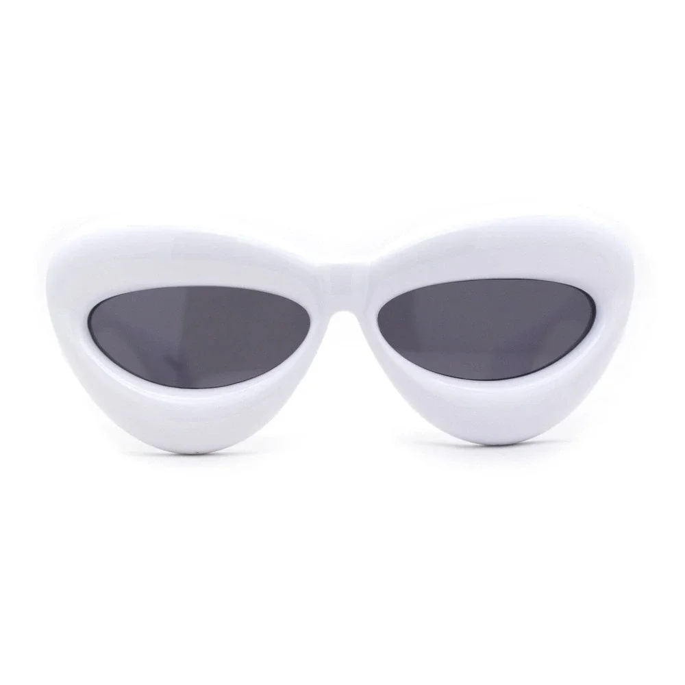 White Sunglasses Women Fashion Designer Candy Color Luxury Beach Festival  Party